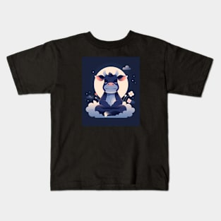 Cute Meditating Kids T-Shirt